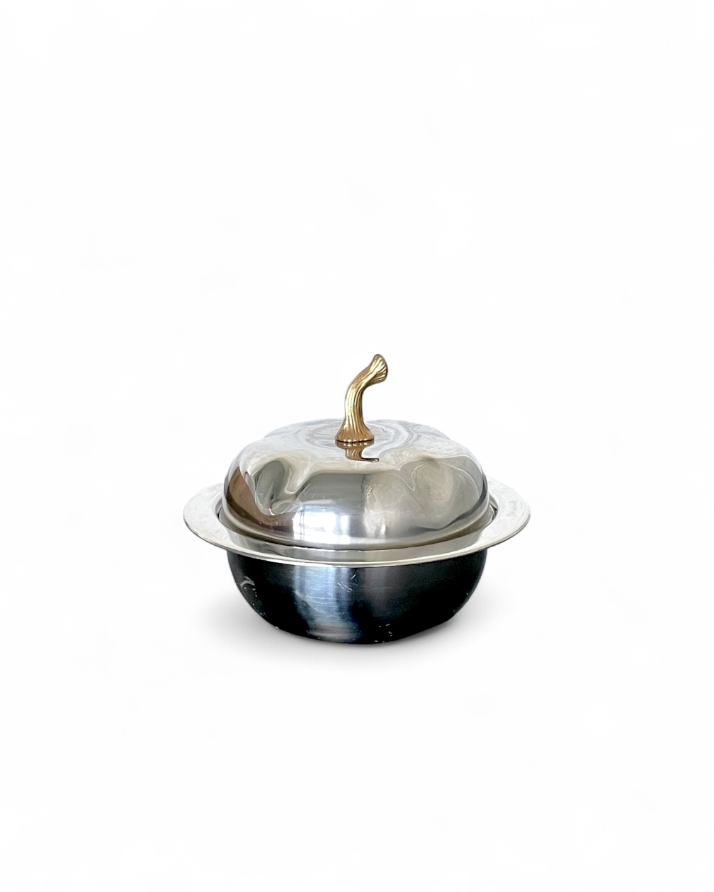 Scatolina vintage con coperchio a forma di zucca
