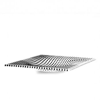 Black/white centrepiece series 'Gravity', design Fundamental Berlin