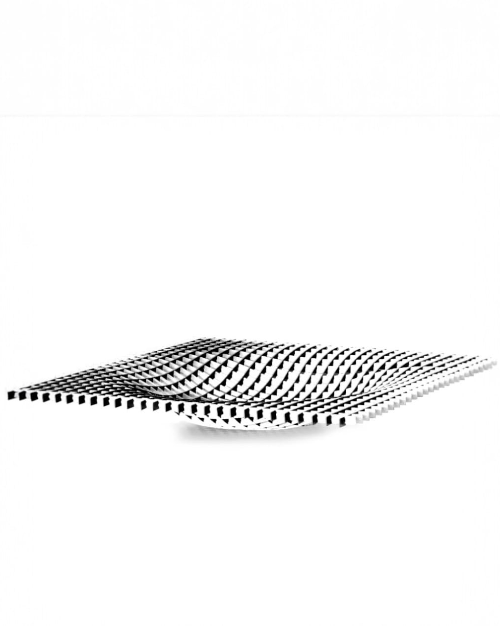 Black/white centrepiece series 'Gravity', design Fundamental Berlin