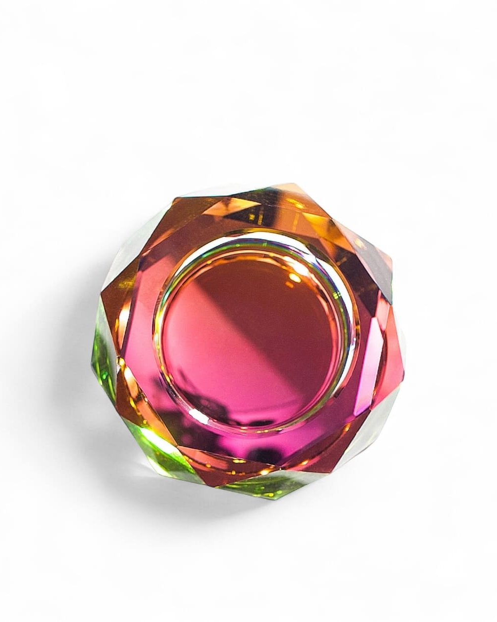 Large crystal bowl 'Rainbow' series, design Fundamental Berlin
