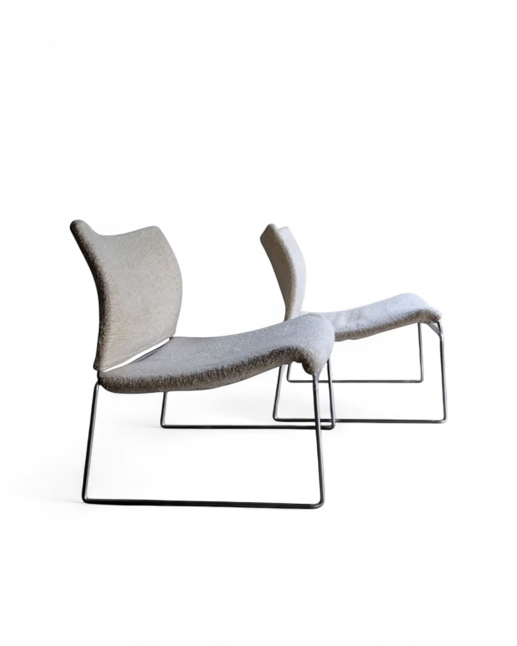 Coppia di poltroncine vintage Saghi, design Kazuhide Takahama per Simon Gavina, anni '70