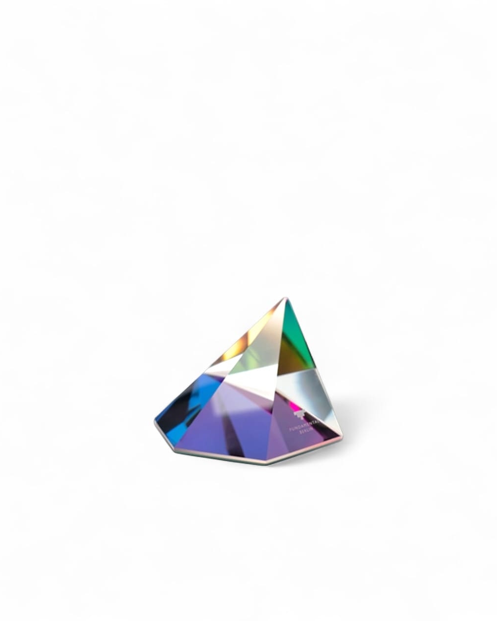 Crystal paperweight 'Rainbow' series, design Fundamental Berlin