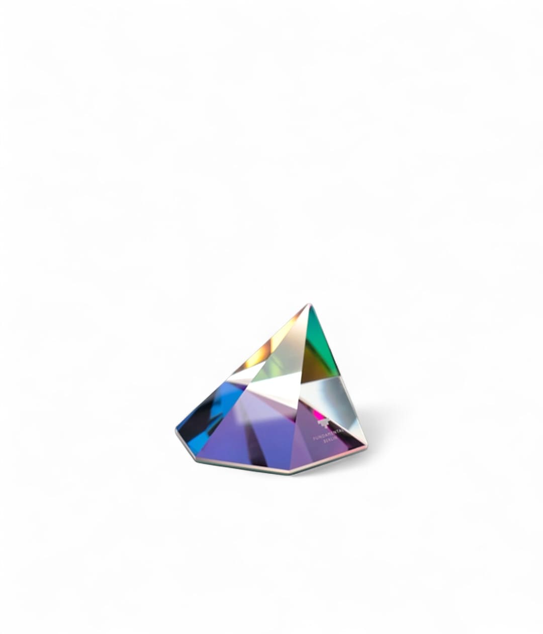 Crystal paperweight 'Rainbow' series, design Fundamental Berlin