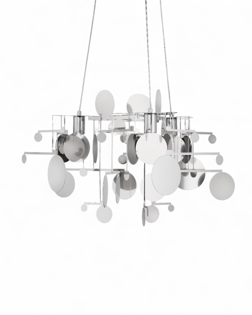 Lampada a sospensione in acciaio serie 'Balance', design Fundamental Berlin
