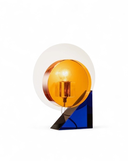 Crystal table lamp 'Eclipse', design Fundamental Berlin
