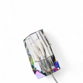 Lampada da tavolo in cristallo serie 'Rainbow', design Fundamental Berlin