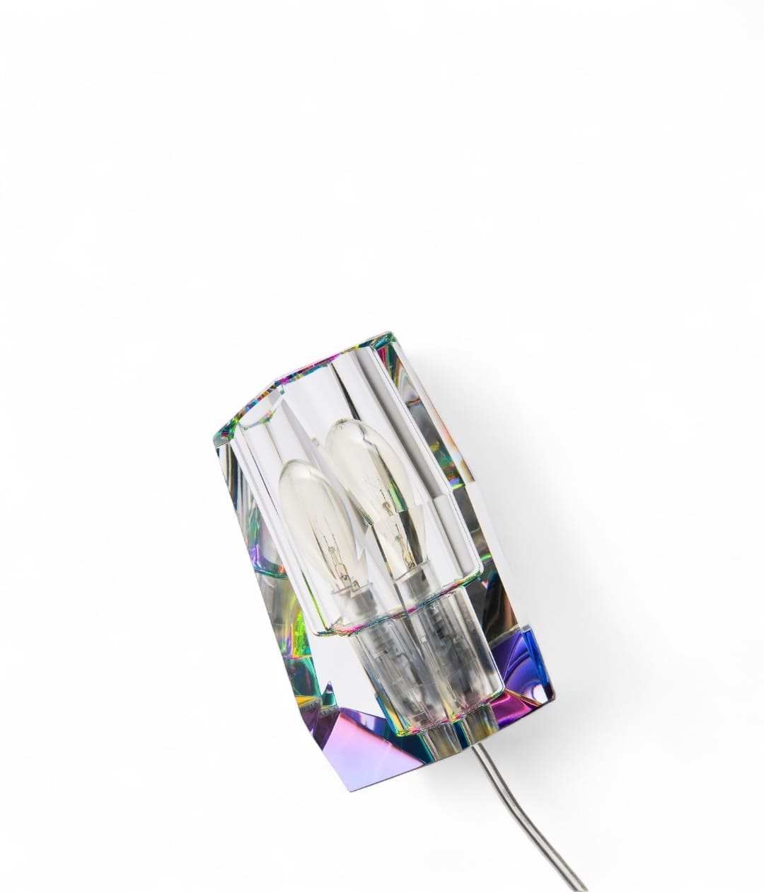 Crystal table lamp 'Rainbow' series, design Fundamental Berlin