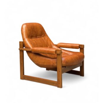 Poltrona vintage MP 173, design Percival Lafer, Brasile anni '70