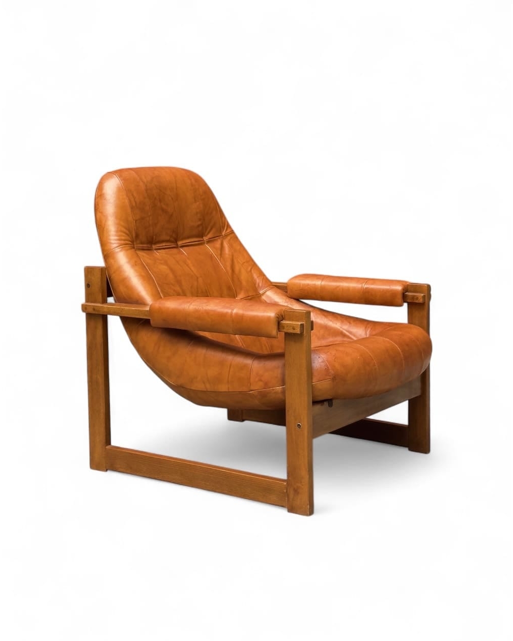 Poltrona vintage MP 173, design Percival Lafer, Brasile anni '70