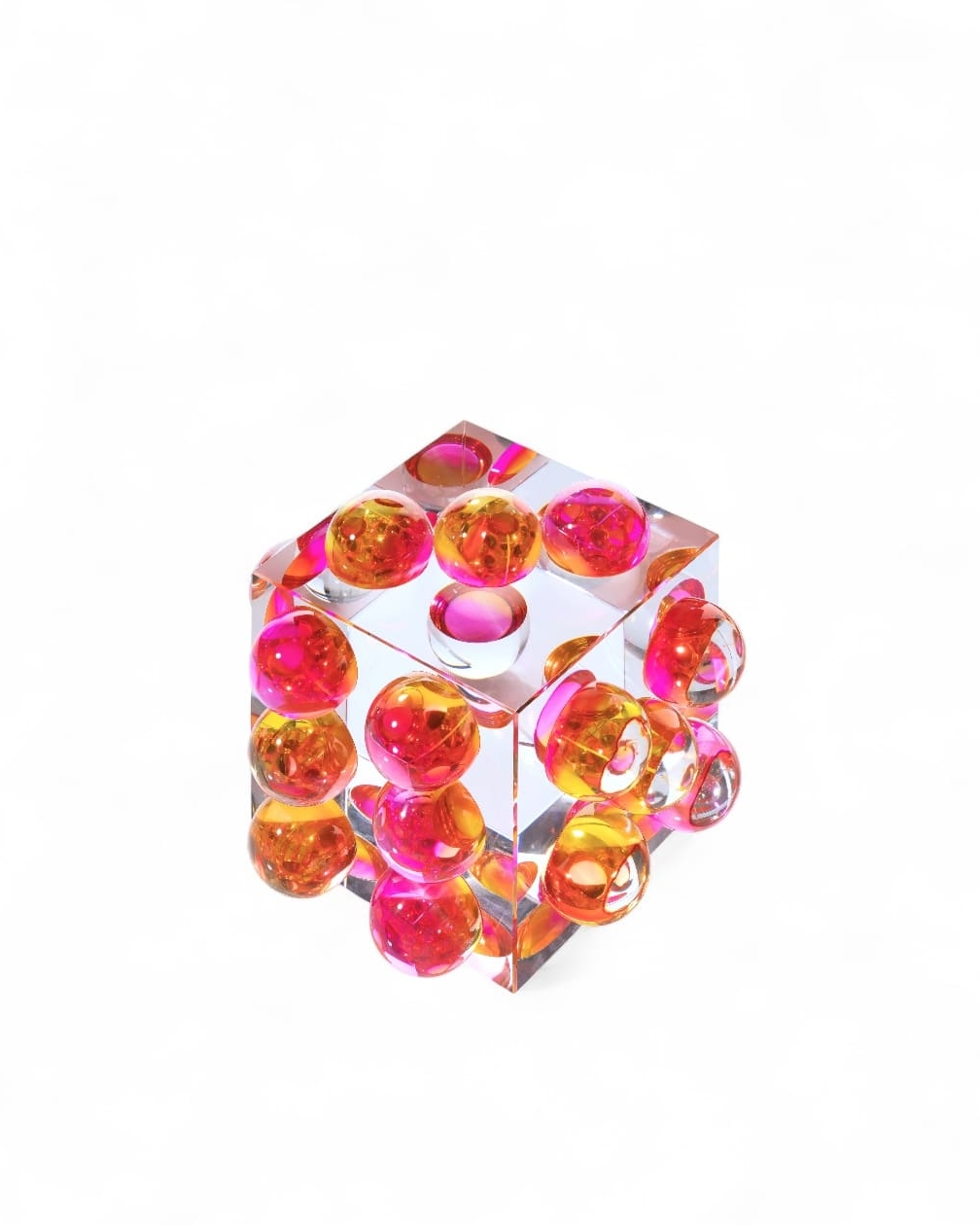 Crystal nut sculpture series 'Drops', design Fundamental Berlin