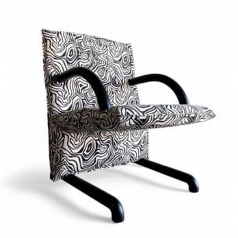 Poltrona vintage anni '80 nello stile di Arflex, modello T-Line