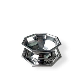 Vintage Jean Couzon stainless steel octagonal gravy boat