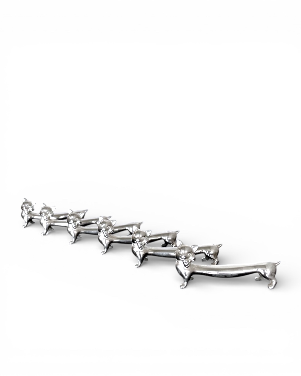 Vintage cat-shaped knife rest with original box