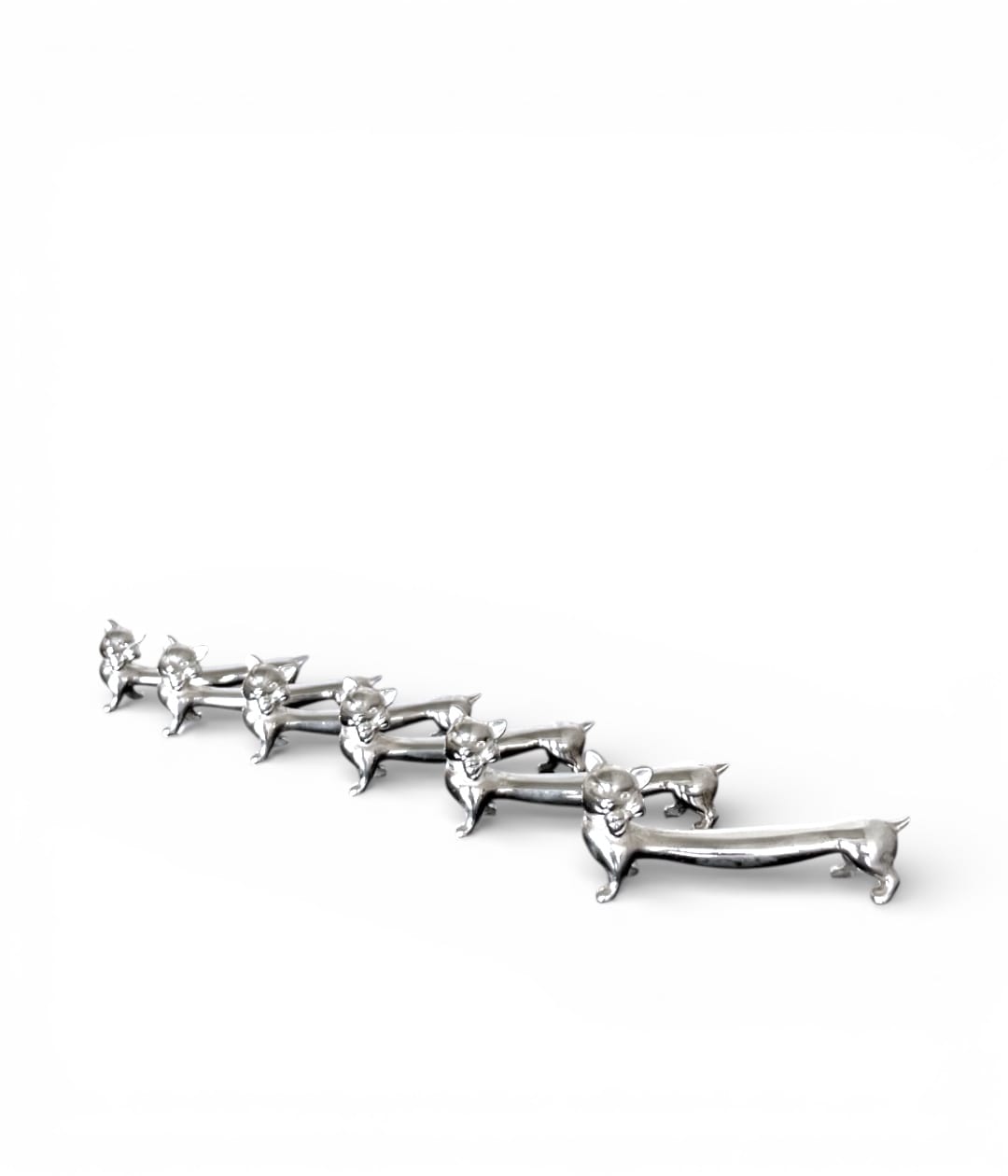 Vintage cat-shaped knife rest with original box