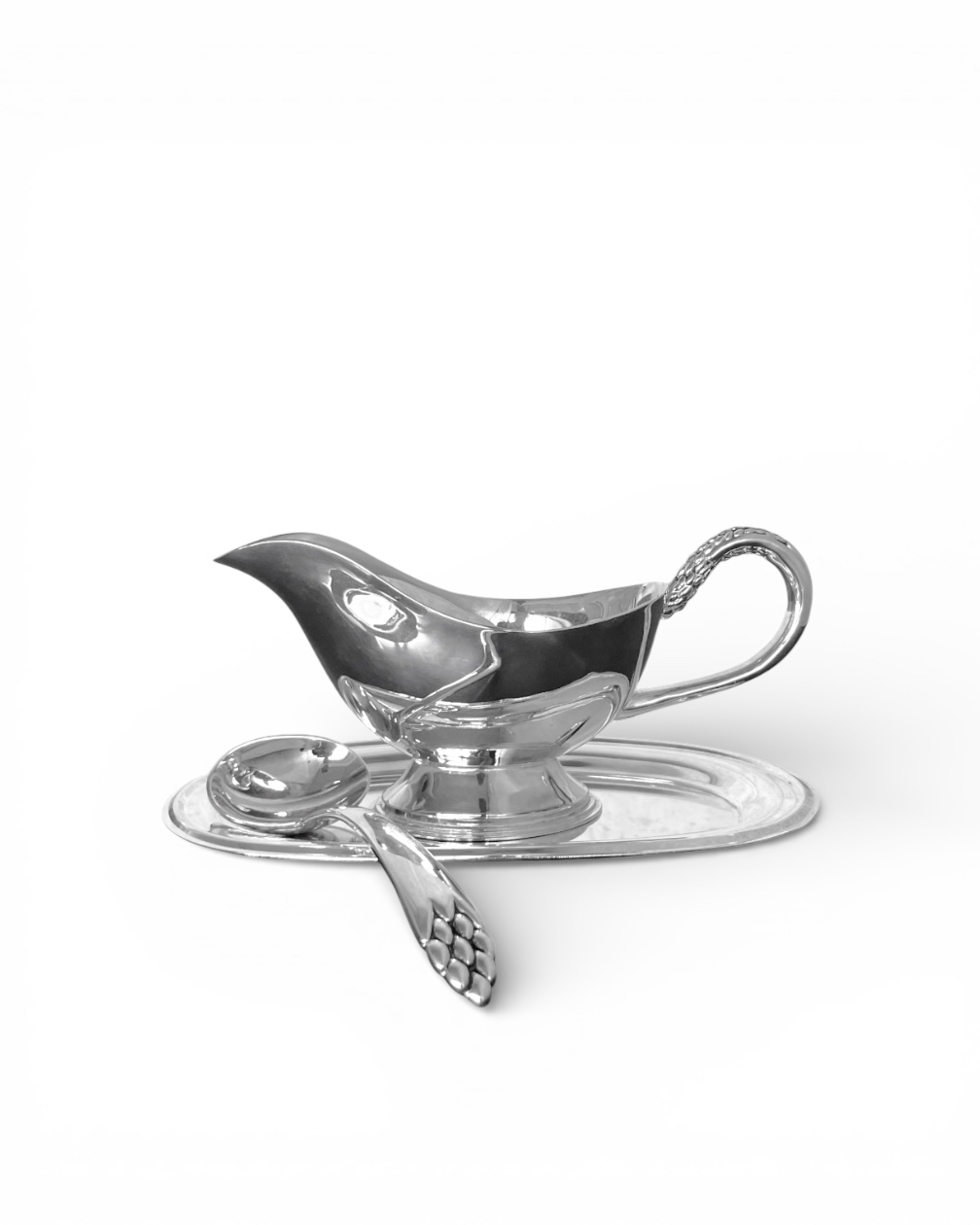 Salsiera vintage Silea con mestolo, vassoio e scatola originale